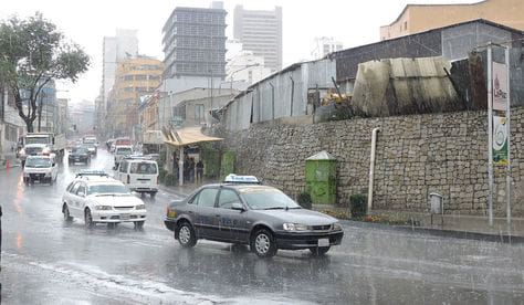 Senamhi pronostica lluvias en La Paz, Oruro y Potosí esta semana